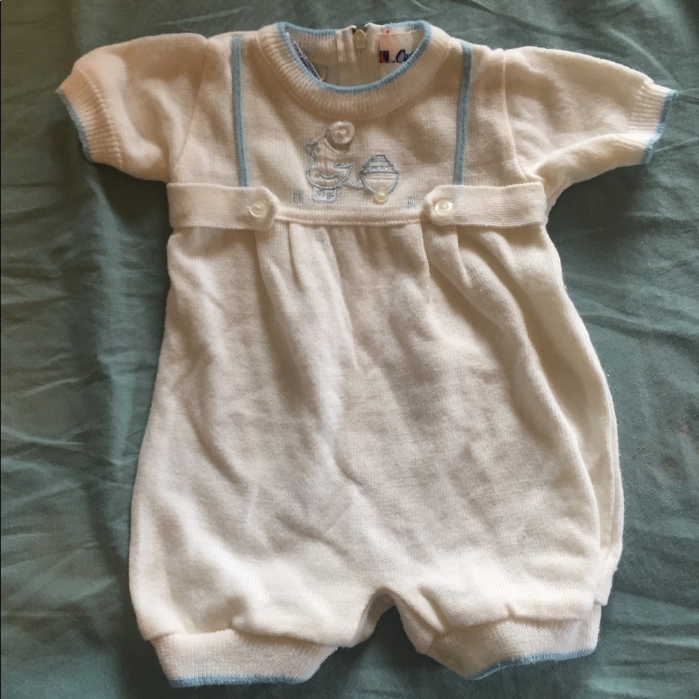 Vintage lot of newborn to 6 months  baby clothes